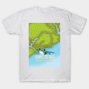 Johns Island map T-Shirt